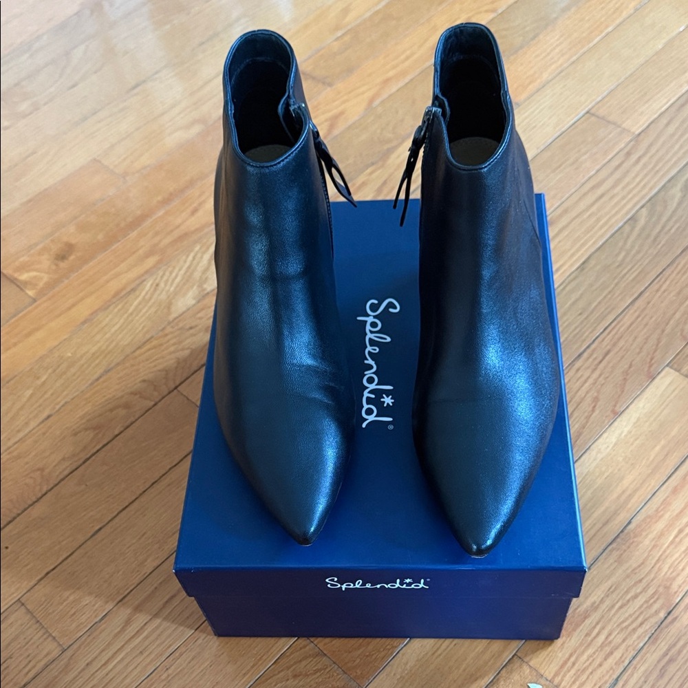 Splendid Midnight Black Ankle Booties